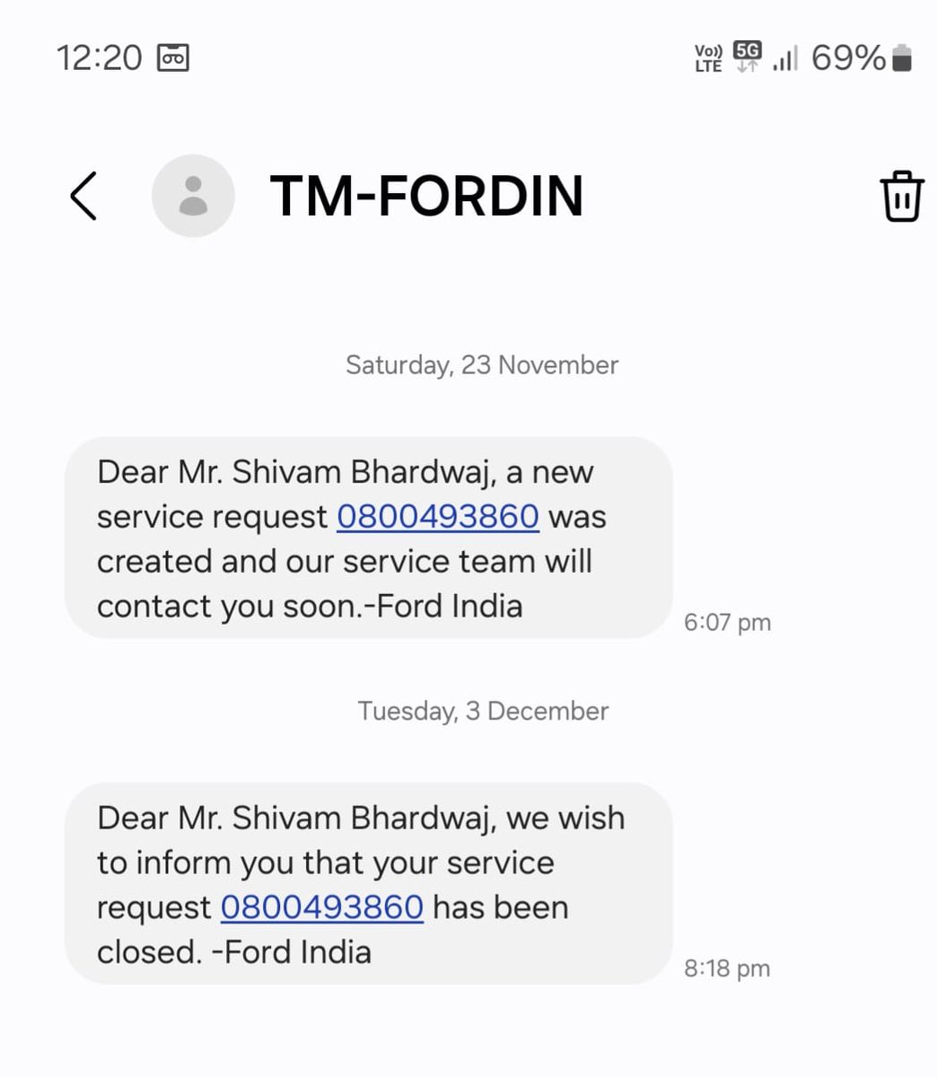 sssripu1987's tweet photo. Without Providing the proper Solution @FordIndia Close My concern I just want to know; Did I make a mistake by buying a Ford car? @Ford @jagograhakjago @FordLovers3 @FordIndiaHelp @CarDekho @gaadiwaadi @sbitbiet I WANT PROPER ANSWER, I Have Invested 12 lac of my hard earn money. https://t.co/aE16sgXynj