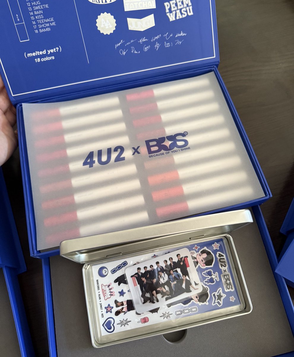 wlfk4ever's tweet photo. ✨💄 แจก #4U2xBUSMELTEDYET_BOXSET  1 กล่องให้ฟลว❤️‍🔥❤️‍🔥❤️‍🔥

(*ได้ทุกอย่างในกล่องยกเว้นการ์ดเมมเบอร์ ตามรูป)

รีอย่างเดียวคับบ🙂‍↕️ https://t.co/ygAR6H8F8b