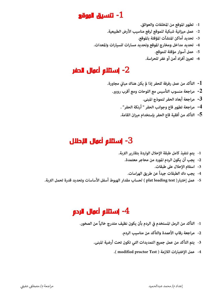 Mohamed_Aldepp's tweet photo. اي مهندس بيشتغل موقع فلا غنى عن ملف 
خطوات استلام البنود في الموقع - كل البنود اللي ممكن تقابلك في الموقع- 40 بند
ريتويت وبتصلك نسخة pdf مجانيه https://t.co/aK5VPTfYnC