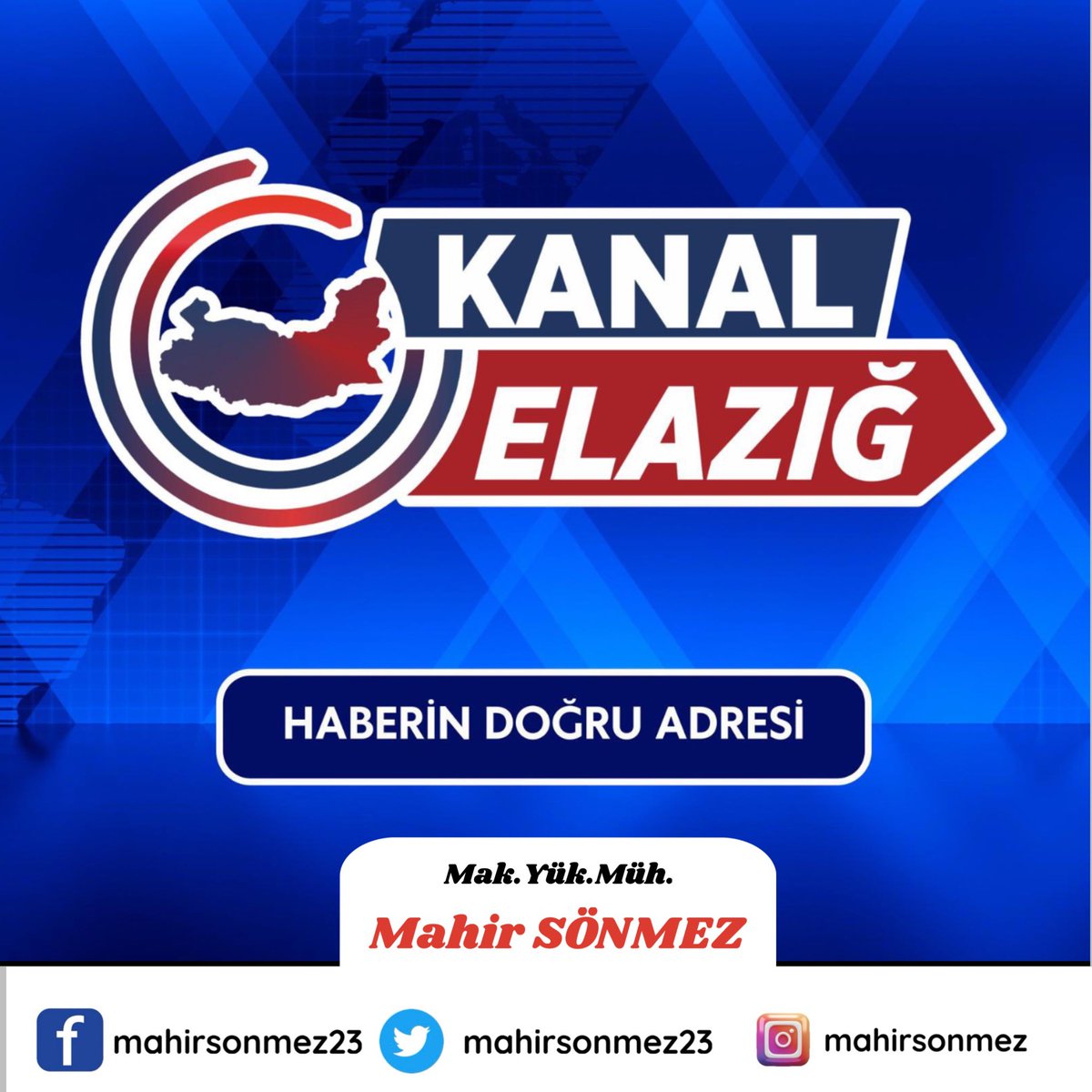mahirsonmez23's tweet photo. Yalnızca bir televizyon kanalı değil; Elazığ’ın nabzını tutan, bölgesel haberleri, kültürel etkinlikleri ve en son gelişmeleri bizlere en hızlı ve en doğru şekilde ulaştırmayı hedefleyen bir marka olmak sloganıyla yayın hayatına başlayan Kanal Elazığ ve Yönetim Kurulu Başkanı Ertuğrul Baysak ve ekibine başarılar dilerim. @KanalElazig  @ebaysak23