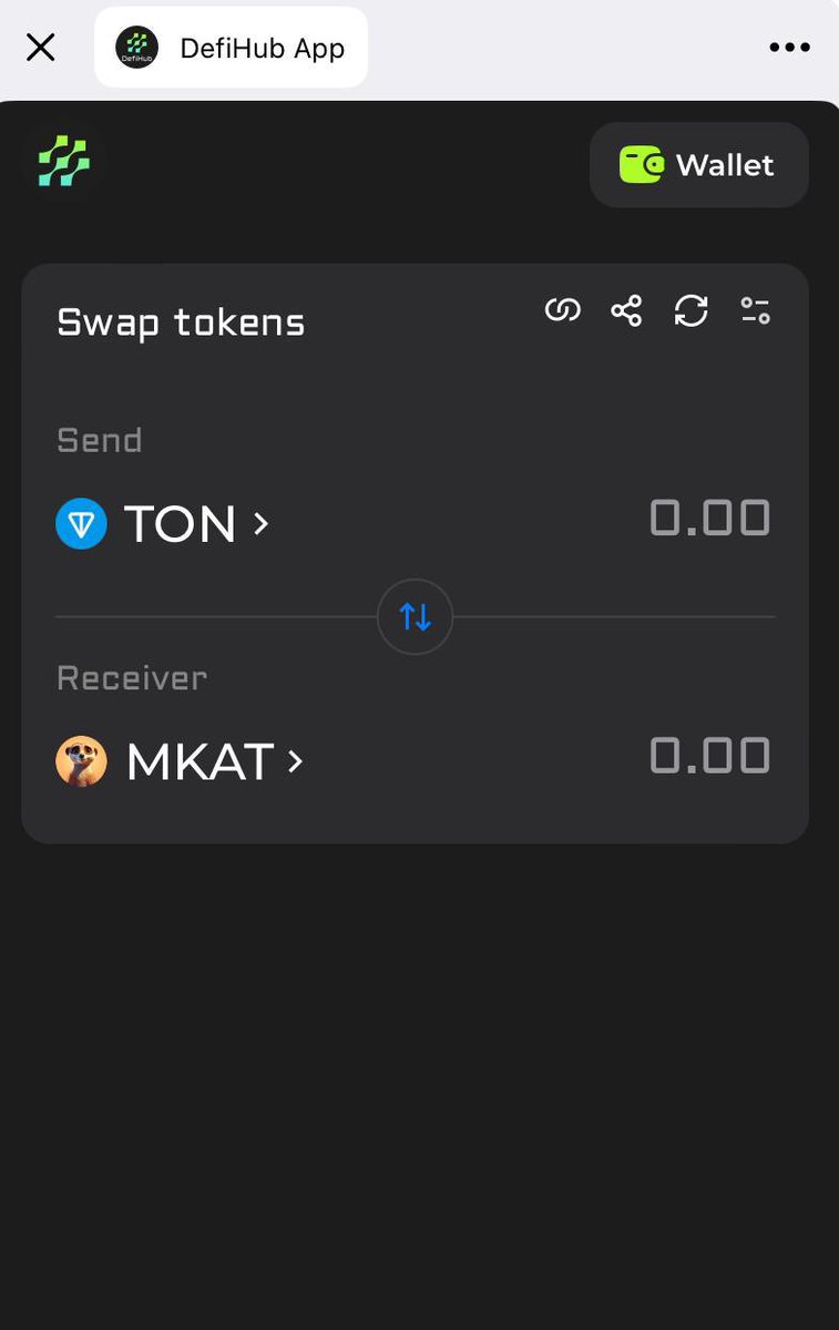 🐾 $MKAT Token Now Live on DeFiHub! 🐾

❤️ Exciting news for crypto enthusiasts! The $MKAT token is now available for trading on DeFiHub. Dive into the TON blockchain ecosystem and start trading $MKAT today!

👉 Start Trading $MKAT Now: t.me/DefiApp_bot/sw…

🌟 Token Contract