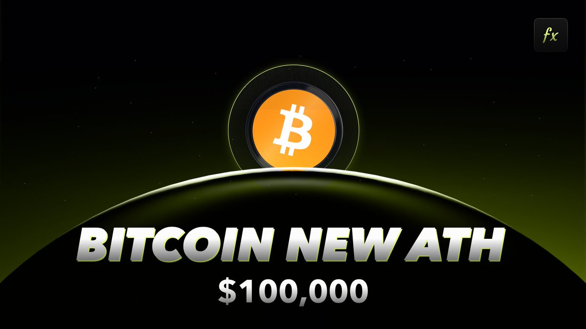 100,000 United States Dollars for #Bitcoin is no longer a meme; it's reality. 📈

The game isn’t over yet—there’s more to build.