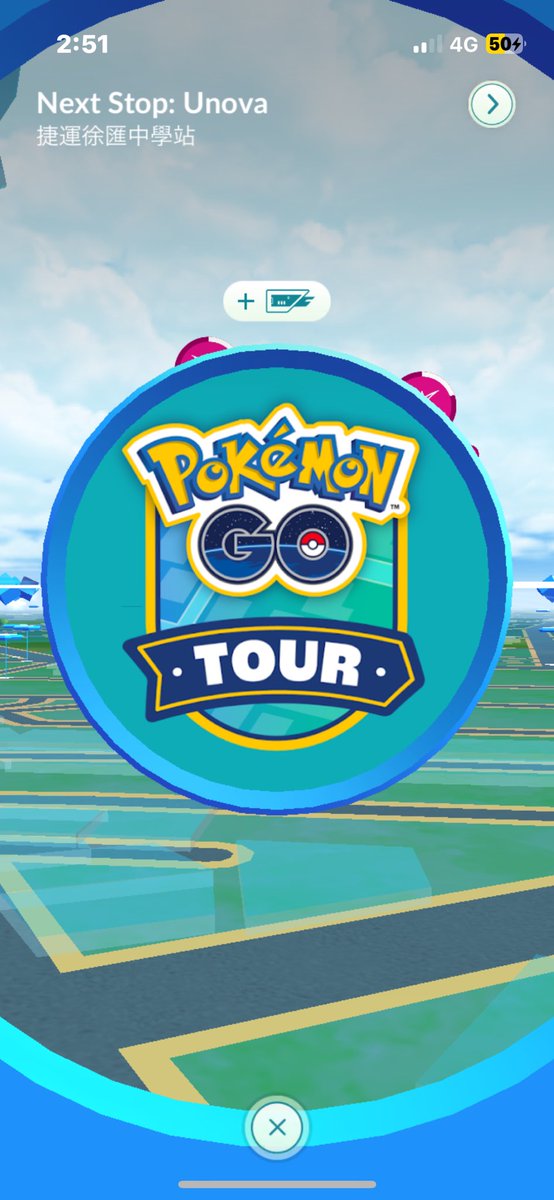 找到go tour 的補給站！！！
#ポケモンGO #PokemonGO