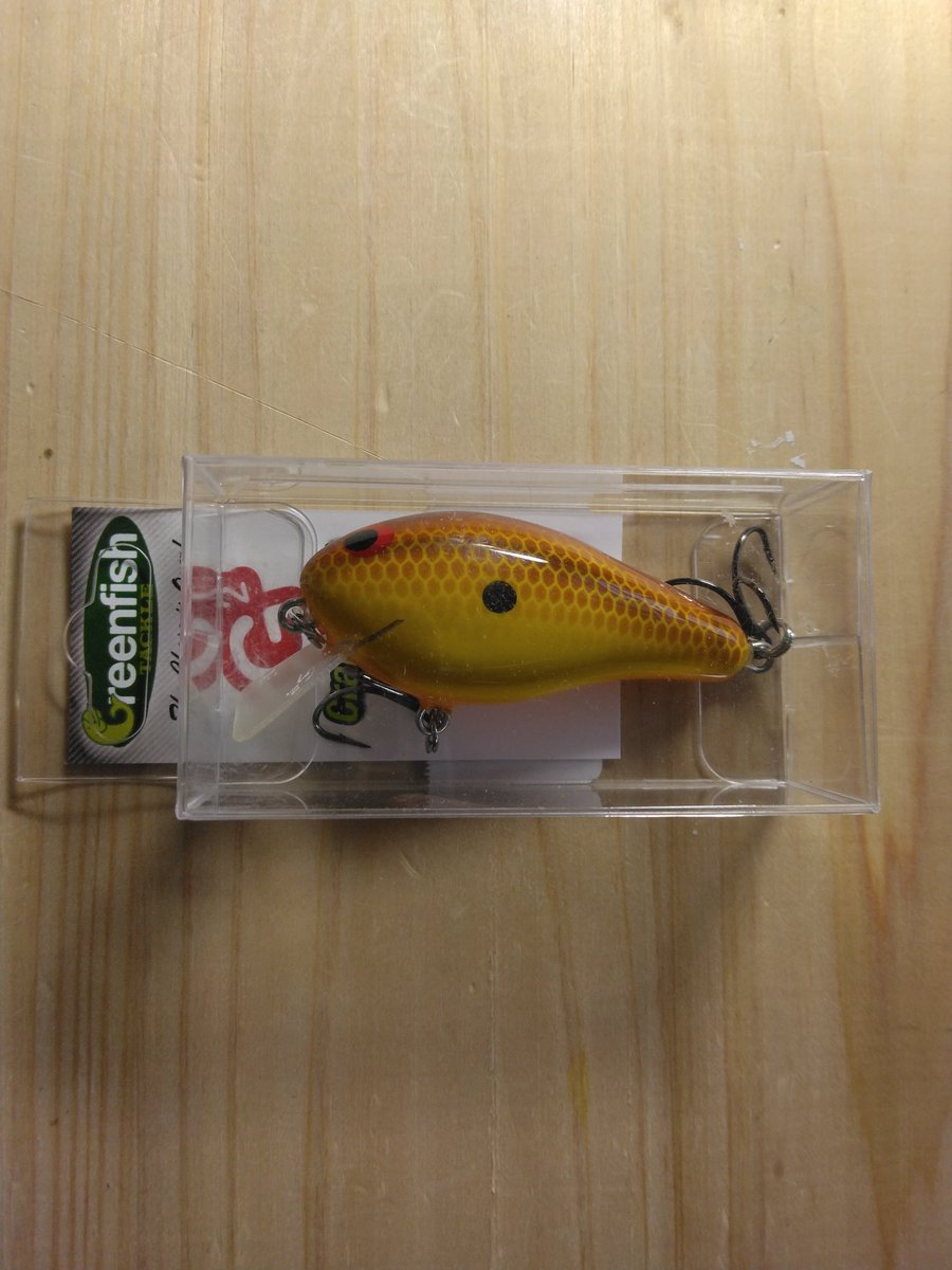 xrybb's tweet image. Greenfish G2　スクエアビル、入荷しました。
今シーズン一番よく使い、一番好きなカラーです。
#クランクベイト
#Greenfish