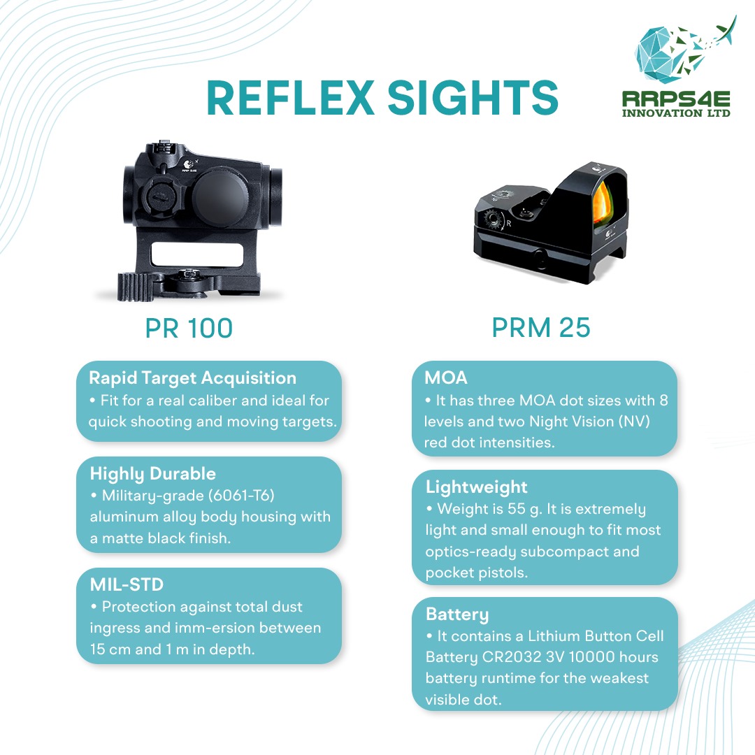 RRPS4E's tweet photo. Take aim with precision! π―
Discover our premium Reflex Sights for unmatched accuracy on the field or range.
#RRPS4E #ReflexSights #InnovationInAction #PrecisionPerfect https://t.co/4mM7pQlKuZ