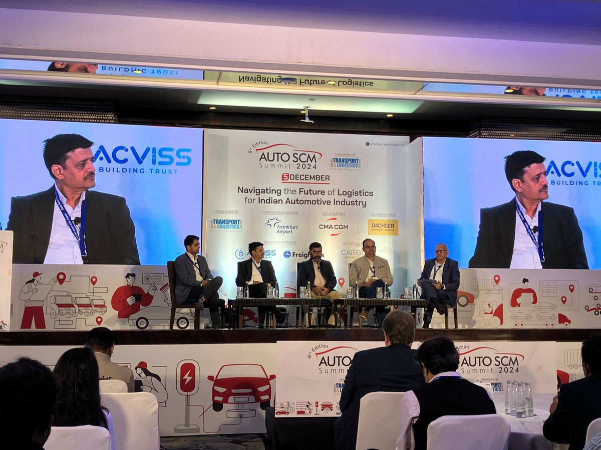 ITLNLive's tweet photo. Mandar Vaidya, Director Materials Management Region India, ZF Group. “A responsible supply chain demands end-to-end visibility.”
#ZFGroup #AUTOSCMSummit2024 #AUTOSCMSummit #AutoSCM #SupplyChainManagement #PuneEvents #Networking #Innovation #Sustainability #ElectricVehicles https://t.co/VxhudEyosy