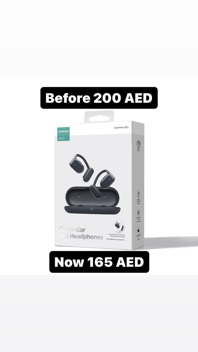 Attractivezone1's tweet photo. حرررق الاسعار 🔥🔥تخفيضات ديسمبر 🔥
December Super Sales 🔥

AirPods from JOYROOM with one year warranty 

Available delivery to all UAE 
our location : Ajman AL-nuaimia 2 
WhatsApp : 00971552547137

موقعنا النعيمية 2 
متوفر توصيل لكل الامارات
 رقم التواصل : 00971552547137 https://t.co/T51RZZJrVv