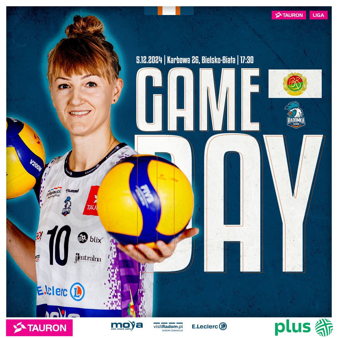 💥 GAMEDAY 💥

ℹ️ 11. kolejka <a href="/TAURONLiga/">TAURON Liga</a> 
📅 05.12.2024 
⏰ 17:30
🆚 <a href="/bksbielskopl/">BKS Bielsko-Biała</a> 
📺 <a href="/polsatsport/">Polsat Sport</a> 1
🏟 HWS im. Z.Pietrzykowskiego, Bielsko-Biała