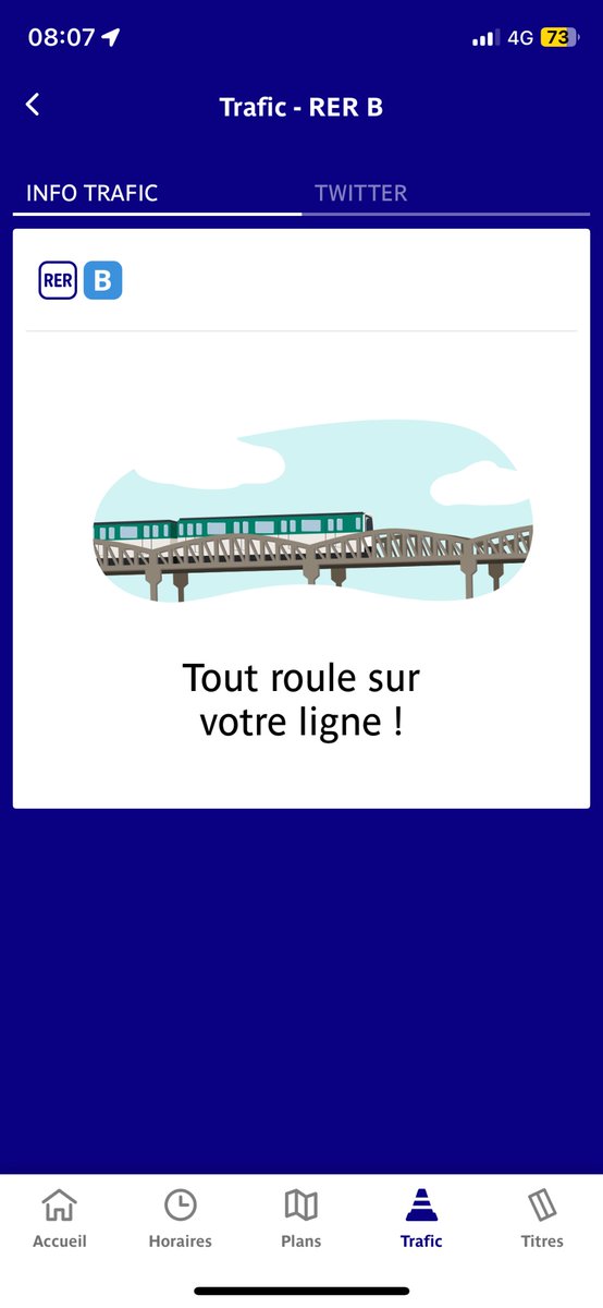 Boudoir_75's tweet photo. @RERB Ce serait bien que l’appli soit à jour https://t.co/3T14ROGwsF