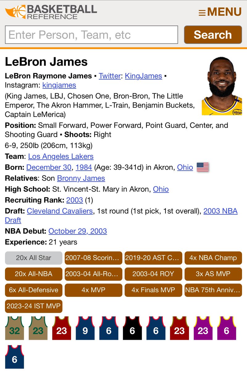Sinatra_7414's tweet photo. So I found Myself looking @KingJames accomplishments and I was wondering how come there’s no mention of his ten conference champions why do we poo poo that away that’s extremely impressive to me who got more than that bill Russel he would be mvp for all of them https://t.co/A7rEZCMH5x