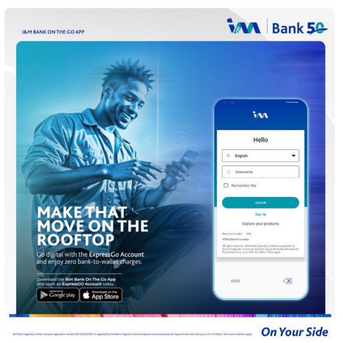 NamazziNaymah's tweet photo. Experience Seamless Banking with #IMBankExpressGo
Open an ExpressGo Account today and enjoy:
Zero bank-to-wallet charges
Convenience at your fingertips
Download the app now from Google Play or the Apple Store and get started. https://t.co/U8SFC3gd6o
