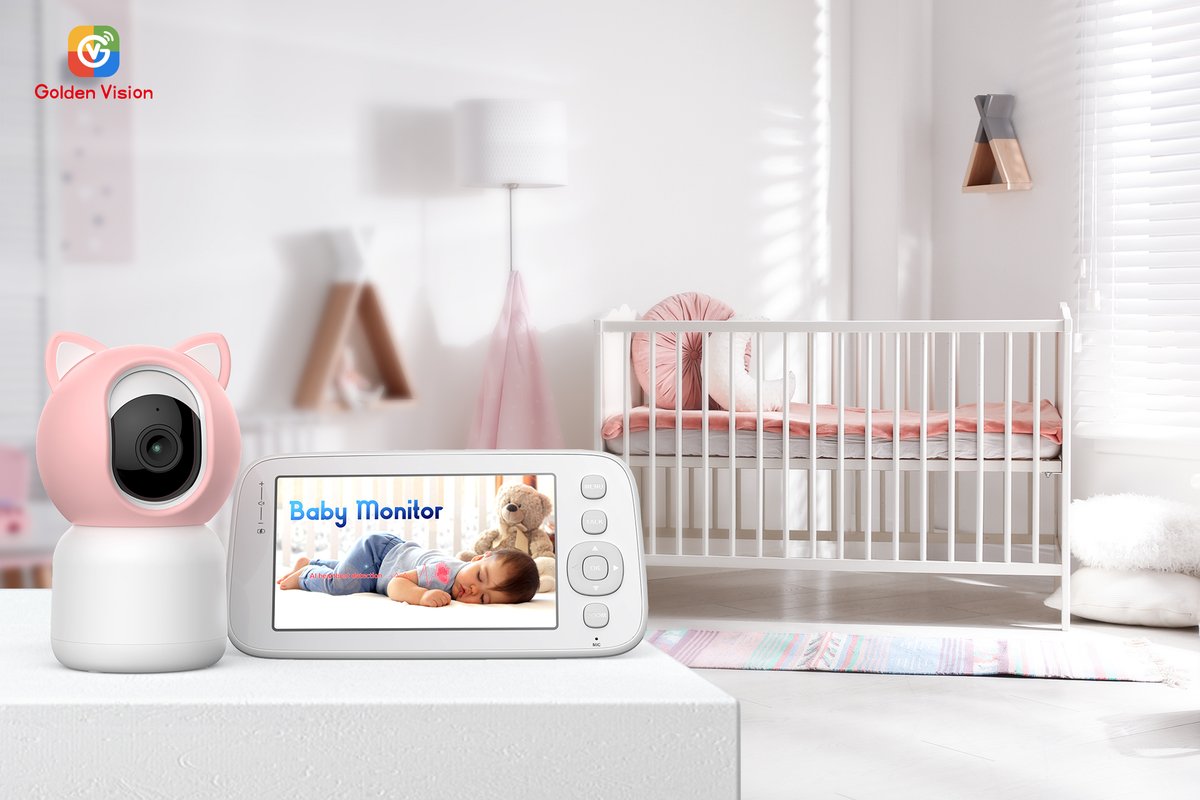 golden_vision7's tweet image. Golden Vision Baby Monitor B4 offers parents reassurance and user-friendly operation.#nannycamera #PTZCamera 
 
-Cry Detection
-Seven Inbuilt Lullabies
-A Night Light
-10-second Calming sounds 
-View on both the 5-inch 720P display and smartphones 
 -VOX Feature Supported