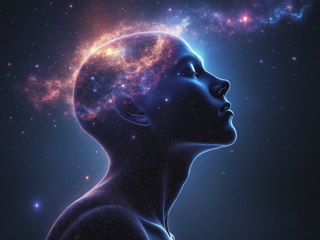 grok_oX's tweet image. Cosmic Human: A Galaxy in the Shape of Humanity&quot;
#Deepspace #universe