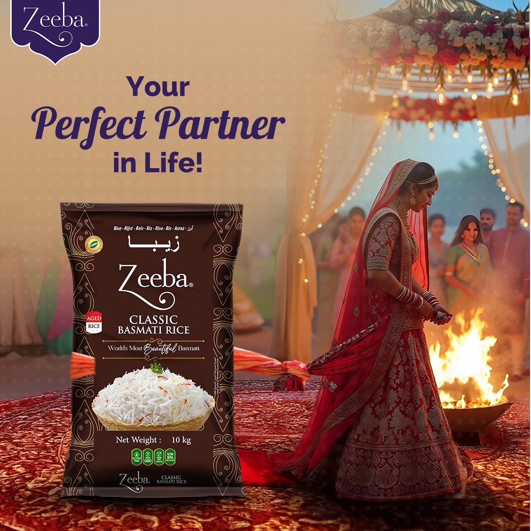 ZeebaMiddleEast's tweet photo. People are choosing their beautiful partners this winter; choose yours in Zeeba is yours!

#zeebabasmatirice #basmatirice #wedding #purity #Honesty #beautiful #worldsmostbeautifulbasmati https://t.co/b3RPTomuL1