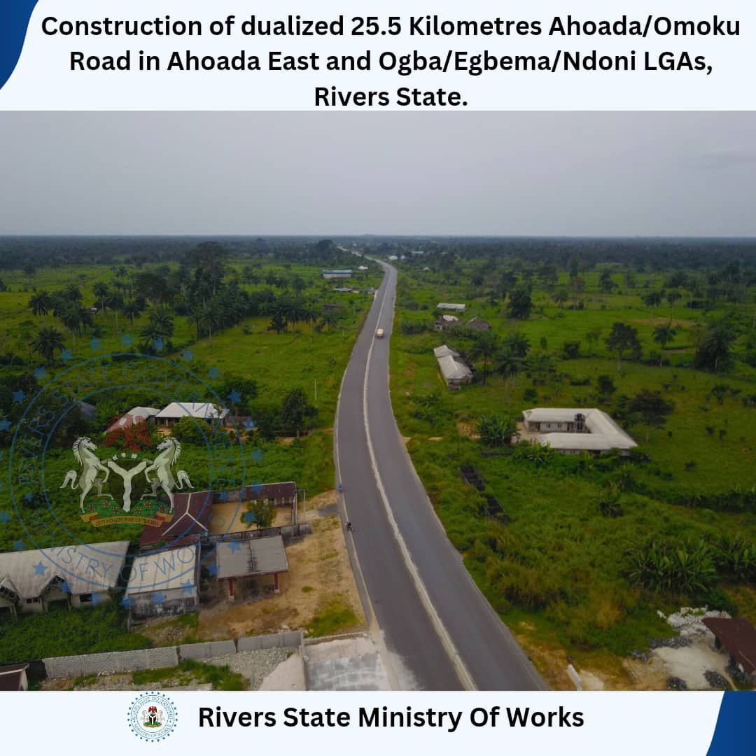 only1topboyy's tweet image. WORK-IN-PROGRESS: 

Ongoing Construction of dualized 25.5 Kilometres Ahoada/Omoku Road in Ahoada East and Ogba/Egbema/Ndoni LGAs, Rivers State.

5/12/2024

#MoW
#BuiltToLast 
#RiversFirst 
#SimIsWorking