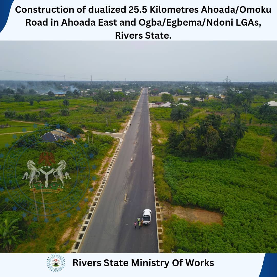 only1topboyy's tweet image. WORK-IN-PROGRESS: 

Ongoing Construction of dualized 25.5 Kilometres Ahoada/Omoku Road in Ahoada East and Ogba/Egbema/Ndoni LGAs, Rivers State.

5/12/2024

#MoW
#BuiltToLast 
#RiversFirst 
#SimIsWorking