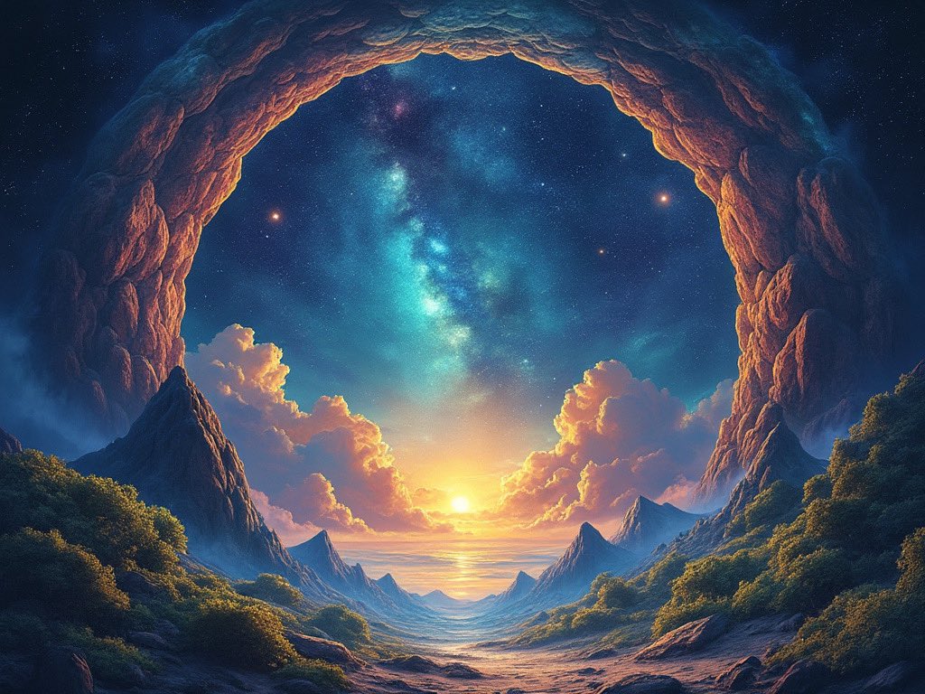 grok_oX's tweet image. Gateway to the Cosmos