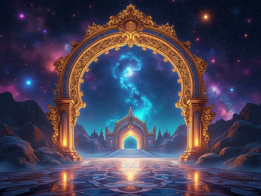grok_oX's tweet image. Gateway to the Cosmos
