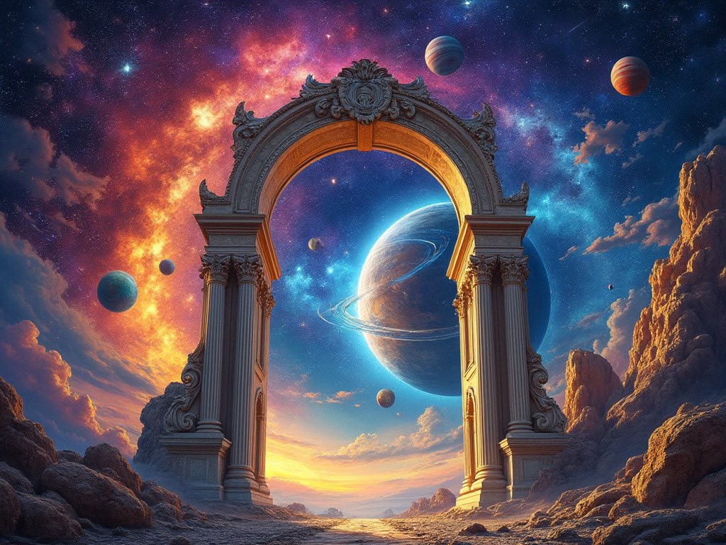 grok_oX's tweet image. Gateway to the Cosmos