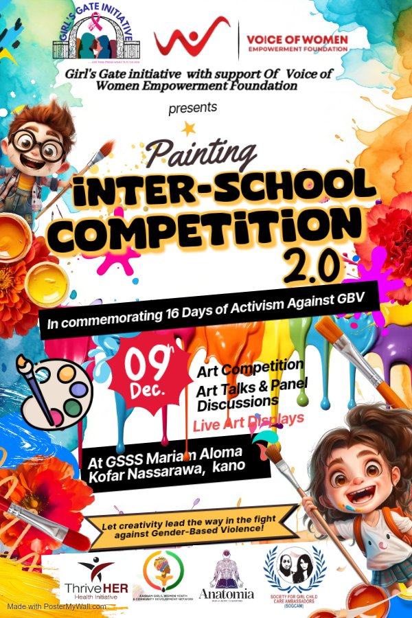 GG_Initiatives's tweet photo. Girls Girl's Gate initiative with support Of  WFM 91.7 and in Collaboration with ThriveHer health initiative  Society for Girl Child Care Ambassadors Kasham Girls, Women, Youth and Community Development Network Anatomia  Presents: Painting Inter-School Competition version 2.0 https://t.co/mp9IiKFALu