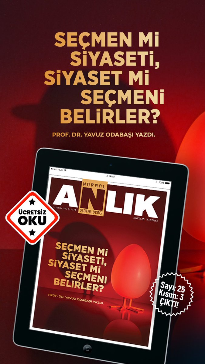 YENİ MEDYA VE POPÜLİST SİYASET: SEÇMEN DAVRANIŞLARINDA DÖNÜŞÜM

Modern siyaset pazarlaması, seçmen ve siyasetçi arasındaki ilişkiyi köklü bir şekilde dönüştürmüştür.

Prof. Dr. <a href="/yodabasi/">Yavuz Odabaşı</a>'nın yazısını Anlık Normal'in yeni sayısında okuyabilirsiniz.

normaldergi.com/sayilar/sayi-2…
