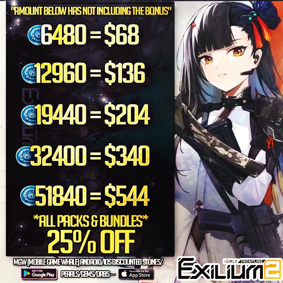 InfinitStones's tweet image. GIRLS' FRONTLINE 2: EXILIUM is now available

(DM for form or more information)