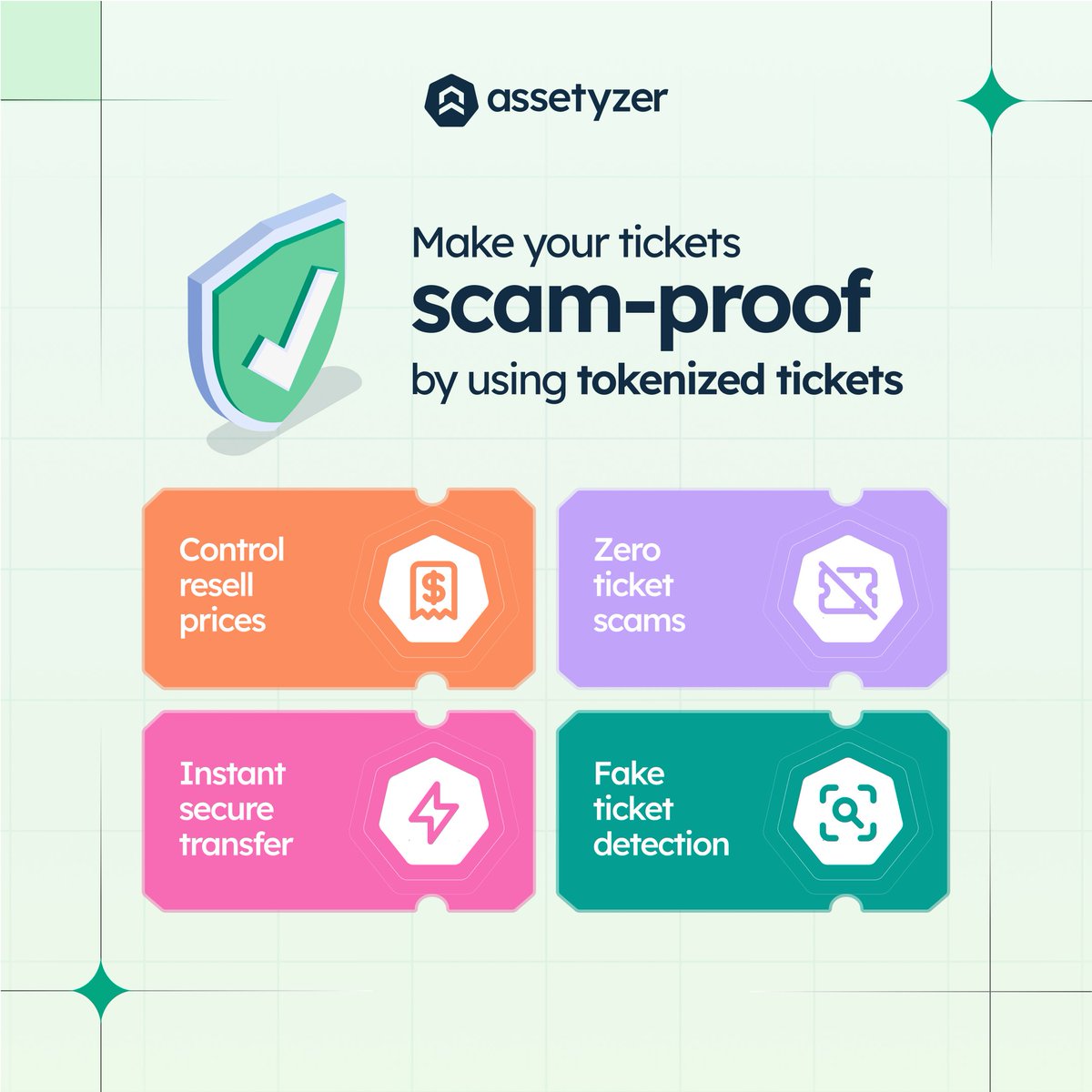 Tired of hearing about ticket scams? So are we!... Time to switch to #TokenizedTicket🛡️

#NoMoreTicketScams #tickets #concert #live #shows #IPL #FIFA 

<a href="/Bookmyshow_live/">BookMyShow.Live</a> <a href="/Ticketmaster/">Ticketmaster</a> <a href="/LiveNation/">Live Nation</a> <a href="/IPL/">IndianPremierLeague</a> <a href="/FIFAcom/">FIFA</a>