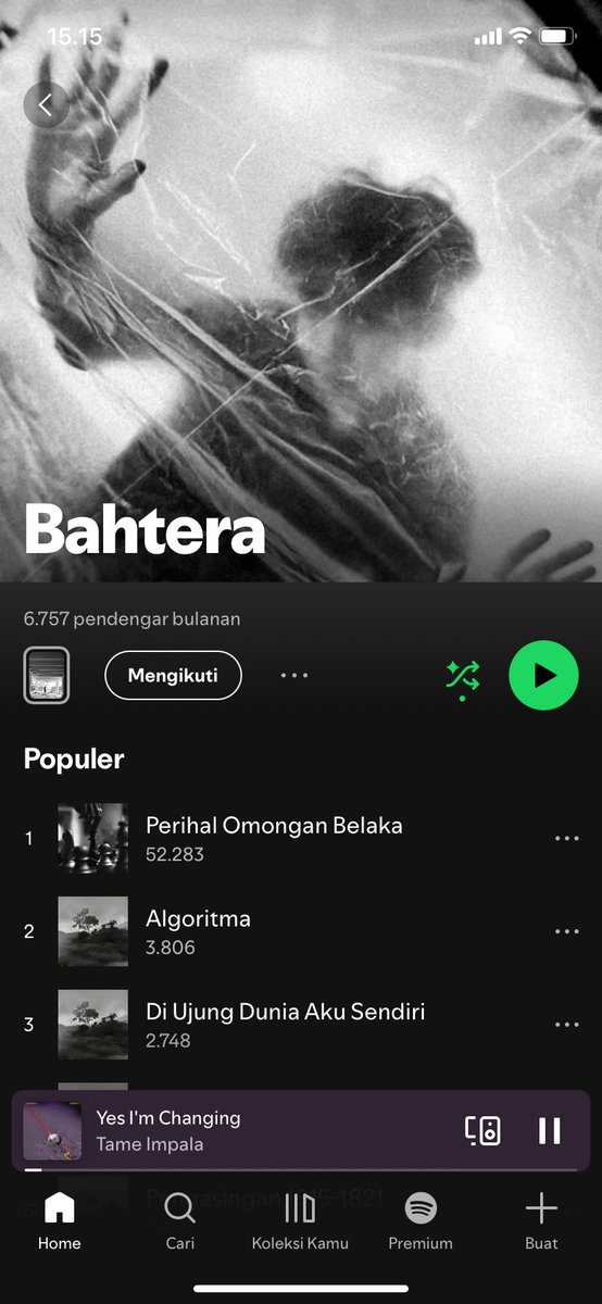 not4dummy's tweet photo. guys aku ada saran soloist keren yang aku dapat dari tiktok 3 bulan lalu, first time denger Perihal Omongan Belaka tu vibes nya sama bgt kek .feast/hindia. dan after search lagi ternyata emg itu jadi salah satu inspirasi musiknya doi @nomadfears gokil bang🫵🏻🫵🏻 https://t.co/8wABfB3pXF