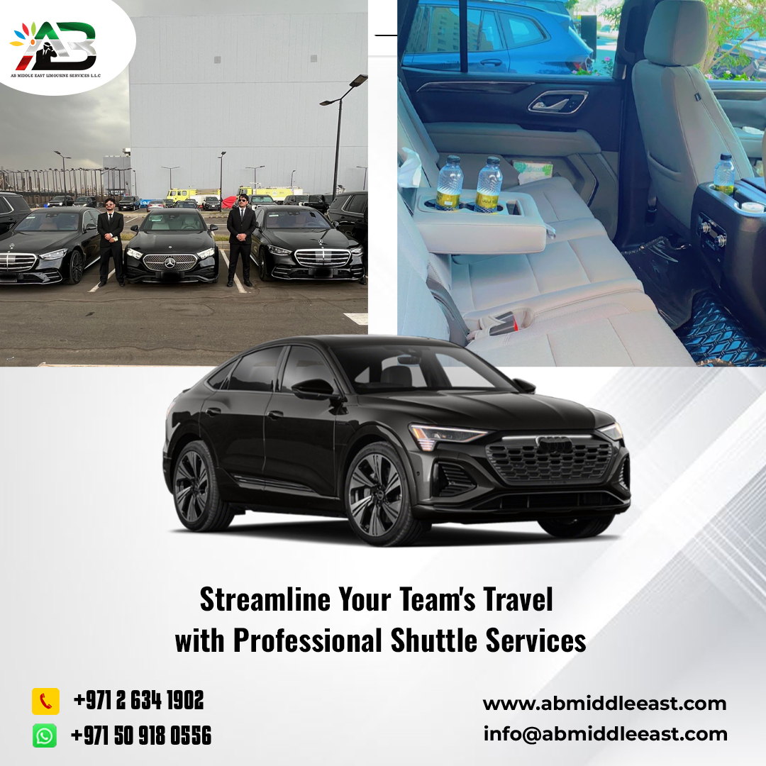 abmiddleeast's tweet image. At AB Middle East, we specialize in providing seamless, efficient, and reliable shuttle services tailored to your team's needs. Whether it’s for corporate events, team-building activities, or daily commutes
+971 54 406 7267
abmiddleeast.com
#ABMiddleEast #ShuttleServices