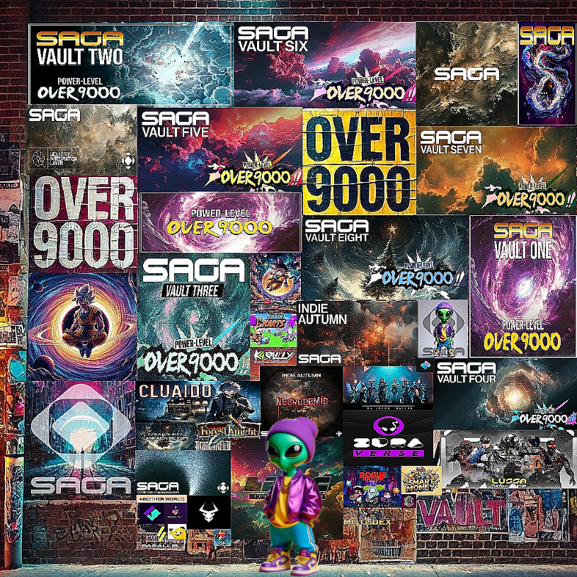 Lil c and Saga's Great Wall! 

Our little alien has discovered a new wonder in the multiverse— $Saga's Great Wall of innovation and fee-free power!