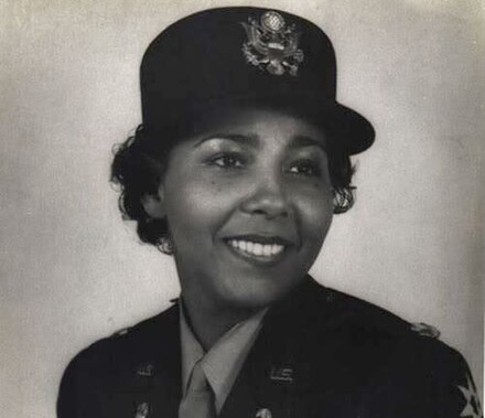 TheAttagirls's tweet photo. Woman of the Day Lieutenant-Colonel Charity Adams Earley born OTD in 1918 in North Carolina, who defied the constraints of a segregated United States to become the highest ranking African-American woman in the US Army by the end of WW2.

After graduating in 1938 with majors in physics, mathematics, and Latin from Wilberforce University, she taught in South Carolina. In 1942, the dean recommended her for the first officer intake of what became the Women’s Army Corps. She applied, heard nothing, forgot about it.

Charity set high standards for herself - valedictorian of her high school class even though she was two years younger than her classmates - but her early years were marked by racial discrimination. Her parents were educated and she recalled that her father cancelled a health insurance policy he took out for her because the insurance agent refused to call her “Miss”. On one occasion when she was denied a seat in a dining car because of her race, all of the black waiters put down their trays and refused to work. She was seated.

But back to that application. Charity was on a bus, on on her way to Ohio to continue her graduate studies, when she opened an invitation to apply for the Women’s Army Auxiliary Corps. “The letter…emphasized career and leadership opportunities…I began making a mental adjustment to an unknown future. When I realized I was accepting the idea, I realized that the only basis I had for my feeling was an optimistic hunch.”

President Franklin D. Roosevelt had signed Executive Order 8802 on 25 June 1941, prohibiting ethnic or racial discrimination in the US’s defence industry but what the law says and what people do are two different things.

In 20 July 1942, Charity arrived at the first WAAC Training Center, one of only 40 African-Americans out of 440 officer candidates selected to attend the WAAC Officer Candidate School run by previous WOTD Oveta Culp Hobby, who demanded high standards. 98.2% of those who began the training completed it successfully and their professionalism was praised by the Adjutant General of the US Army.

She recalled that she bonded with all of her sister recruits but “the Army soon shattered whatever closeness we had felt…When we left the mess hall, we were marched two-by-two’s to the reception center. A young, red-haired second lieutenant said, ‘Will all the colored girls move over on this side.’ He pointed to an isolated group of seats. There was a moment of stunned silence, for even in the United States of the 40’s it did not occur to us that this could happen. The integration of our trip did not prepare us for this.”

Charity was subsequently stationed at Fort Des Moines, one of its first black officers, and was often challenged by military police who refused to believe she was an officer. When a general told her “I’m going to send a white first lieutenant down here to show you how to run this unit,” she replied, “Over my dead body, sir.” He threatened to court martial her. She told him he was breaching an Allied directive by using segregationist language. Only one of them backed down. It wasn’t Charity.

By the end of 1944, Charity was commanding officer of the first and only battalion of black WACs overseas - the 6888th Battalion, 850-strong, in Birmingham, UK. The Six-Triple-Eight was responsible for sorting a veritable mountain of backlogged post for seven million American troops in stationed in the European theatre. Their lifeline to home.

It wasn’t just about sorting letters though. It was sensitive work. Those letters had to be censored in case they contained information useful to the enemy. Working 24/7, her personnel shifted 65,000 letters a day and cleared the lot in three months - less than half the estimated time. The 6888th was then deployed to Rouen to do the same.

Charity took the same care of the morale of her own staff as she did of American soldiers. She refused the use of segregated recreational facilities for her women - “The Six-Triple-Eight will only use them over my dead body”, and wrested funds from the US Army for beauty parlours for them. “Solving this problem, I learned that if you ask the same question of enough people enough times, you can get the necessary information.”

She stayed in the US Army after the end of WW2 but chose to leave soon after her promotion to Lieutenant-Colonel. Charity died in 2002, aged 83, having paved the way for other African-American women.

"You don't know you're making history when it's happening. I just wanted to do my job."