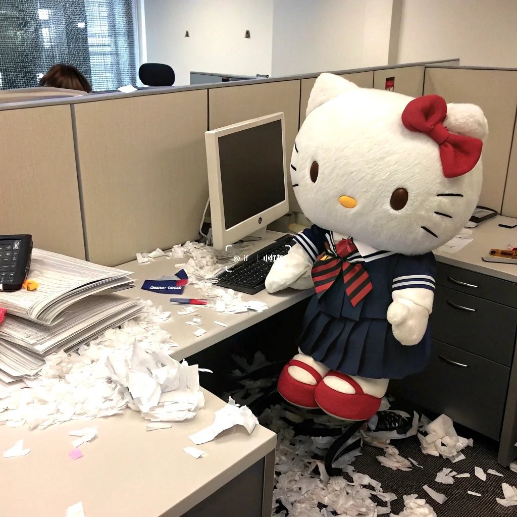 RADII_Media's tweet photo. In China's recent digital landscape, Hello Kitty isn't cute anymore — she's the face of an AI-powered surrealist revolution. Armed with Recraft AI, netizens are transforming the kawaii icon into a symbol of digital absurdism, where familiar meets fantastically strange. https://t.co/aYIZloXEZi