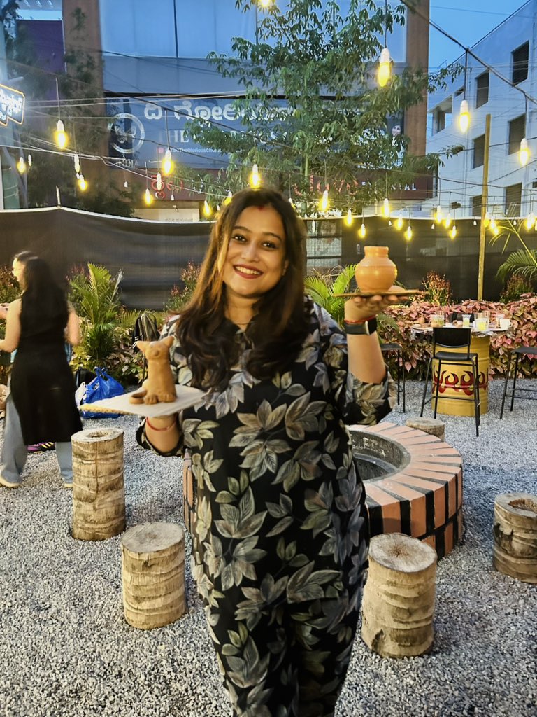 travelwithsubha's tweet photo. Clay-tastrophic weekend in Bangalore! 

Joined a pottery workshop recently and look what i made? https://t.co/gGXfYUdybh