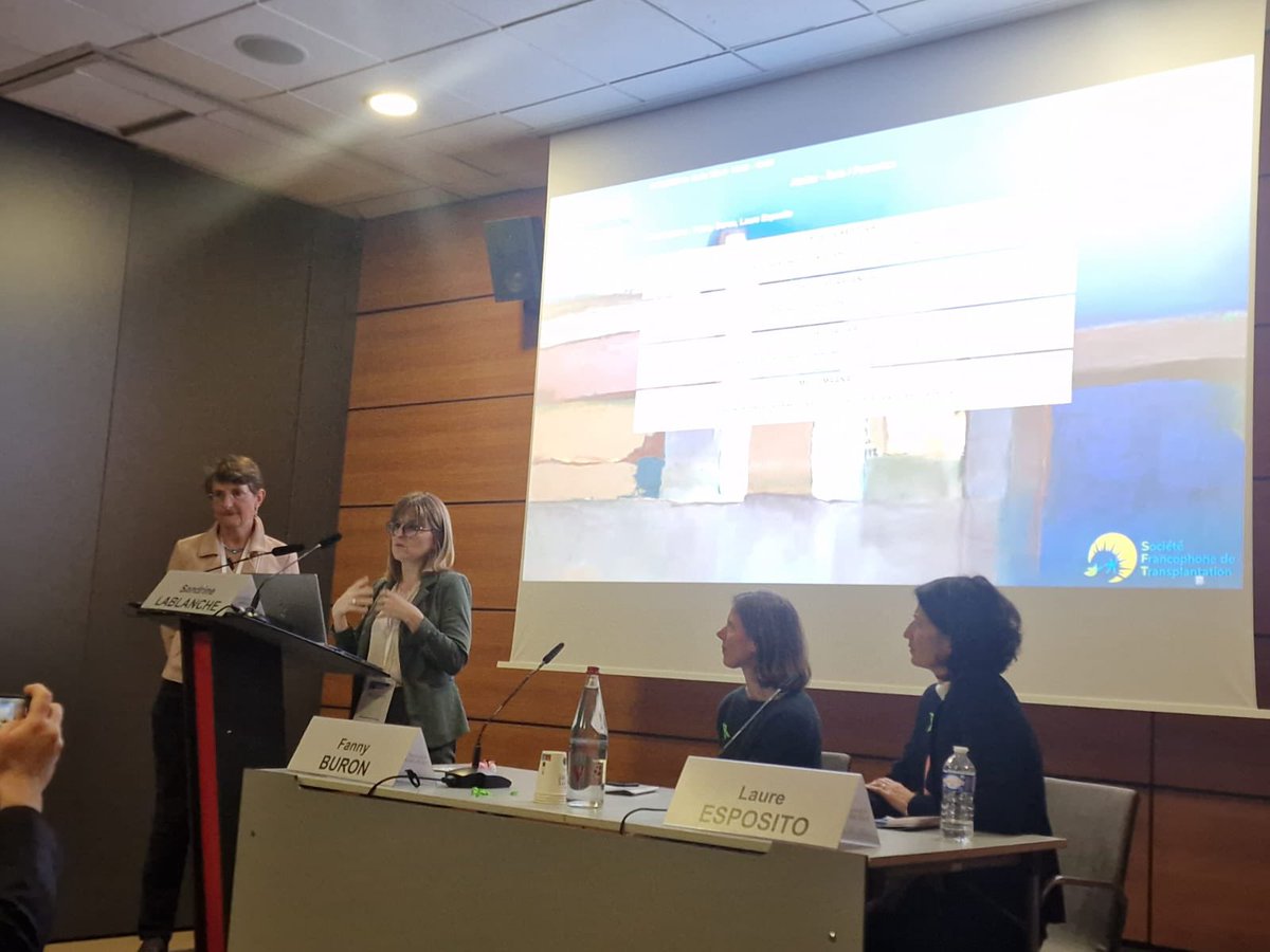 Esposito16Laure's tweet photo. Thérapeutiques pour les patients diabétiques de type 1 au congrès de la @SFTfrancophone : de la greffe d’îlots vers les cellules souches pour un équilibre glycémique , meilleure survie du greffon rénal !@MaanaouiMehdi @fadiHaidar @kesslerLaurence @LablancheSandrine #Trepid https://t.co/zWcOOb8E4C