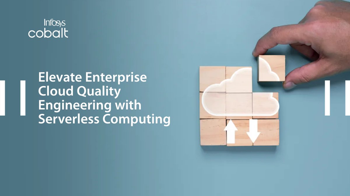 Infosys's tweet photo. Serverless computing empowers organizations to achieve a higher level of #cloud quality engineering by automating compliance checks, improving scalability, and simplifying the overall process. Read more. https://t.co/gkiUYWj6oS

#QualityEngineering #InfyTesting #InfosysCobalt https://t.co/EUHYSzo7Bp