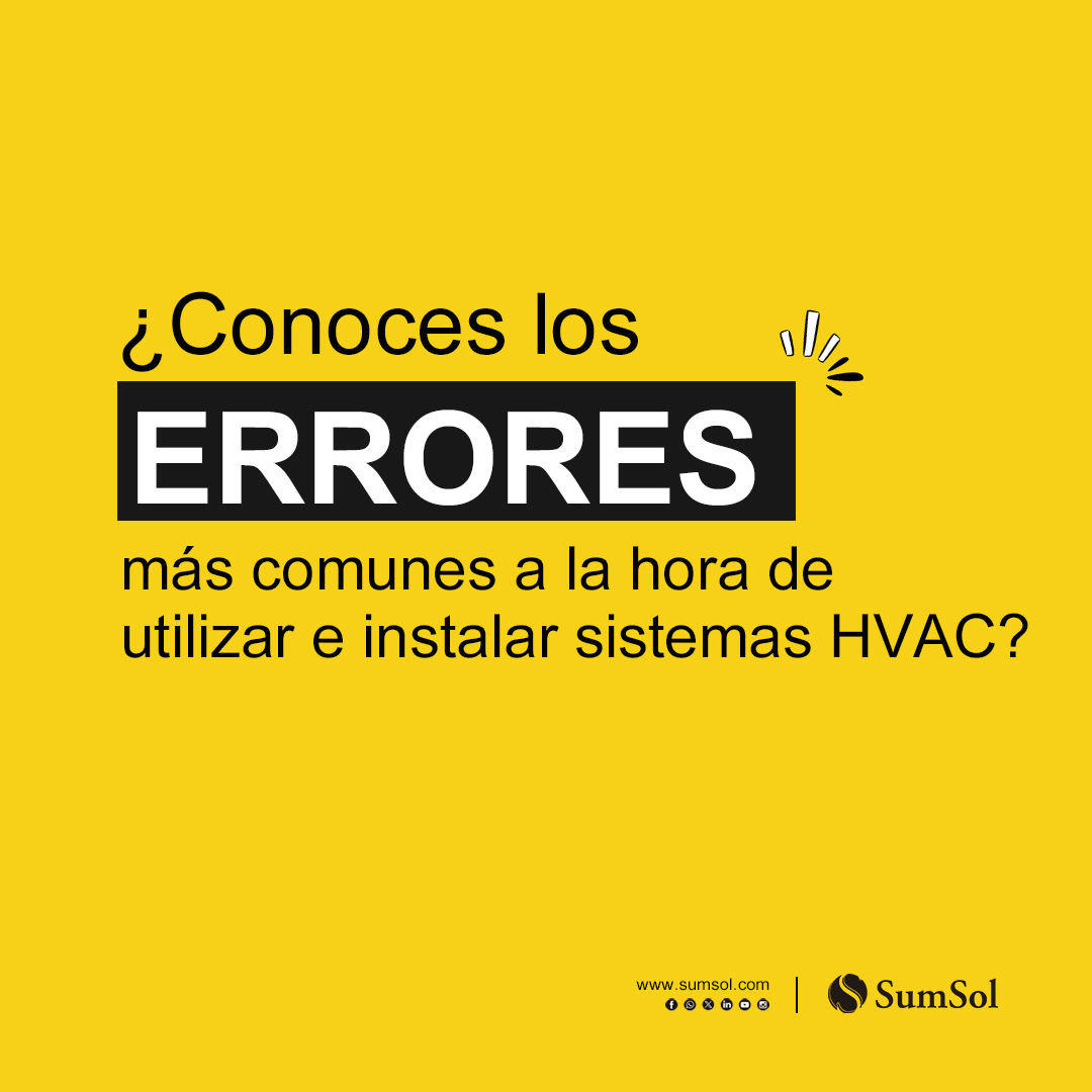 5 errores más comunes a la hora de utilizar e instalar sistemas HVAC. 👉 sumsol.com/xipblog/post/1…

#HVAC #Aerotermia #Energía #Energiastérmicas #Energíasrenovables