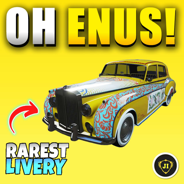 JoeIzGamingVids's tweet image. GTA 5 Online How to Unlock RAREST Car Livery Oh Enus! (Enus Stafford) youtube.com/watch?v=CH6wak…

#GTAOnline #rare #rarest #car #livery #ohenus #enus #stafford #agentsofsabotage