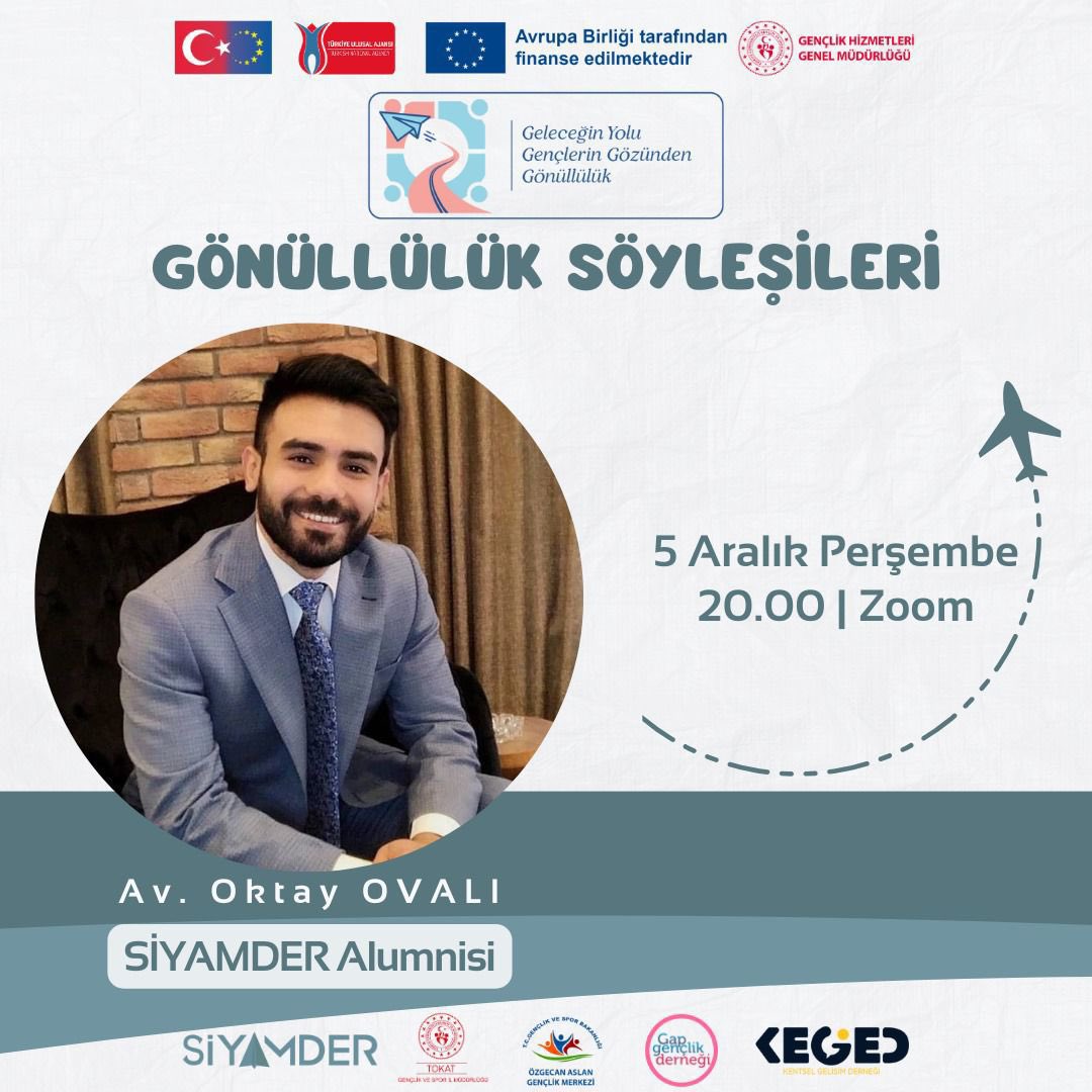 5 Aralık Dünya Gönüllüler Günü’nde, Gönüllülük Söyleşimiz ile bir araya geliyoruz!✈️

forms.office.com/r/RLAJ2LAfPq