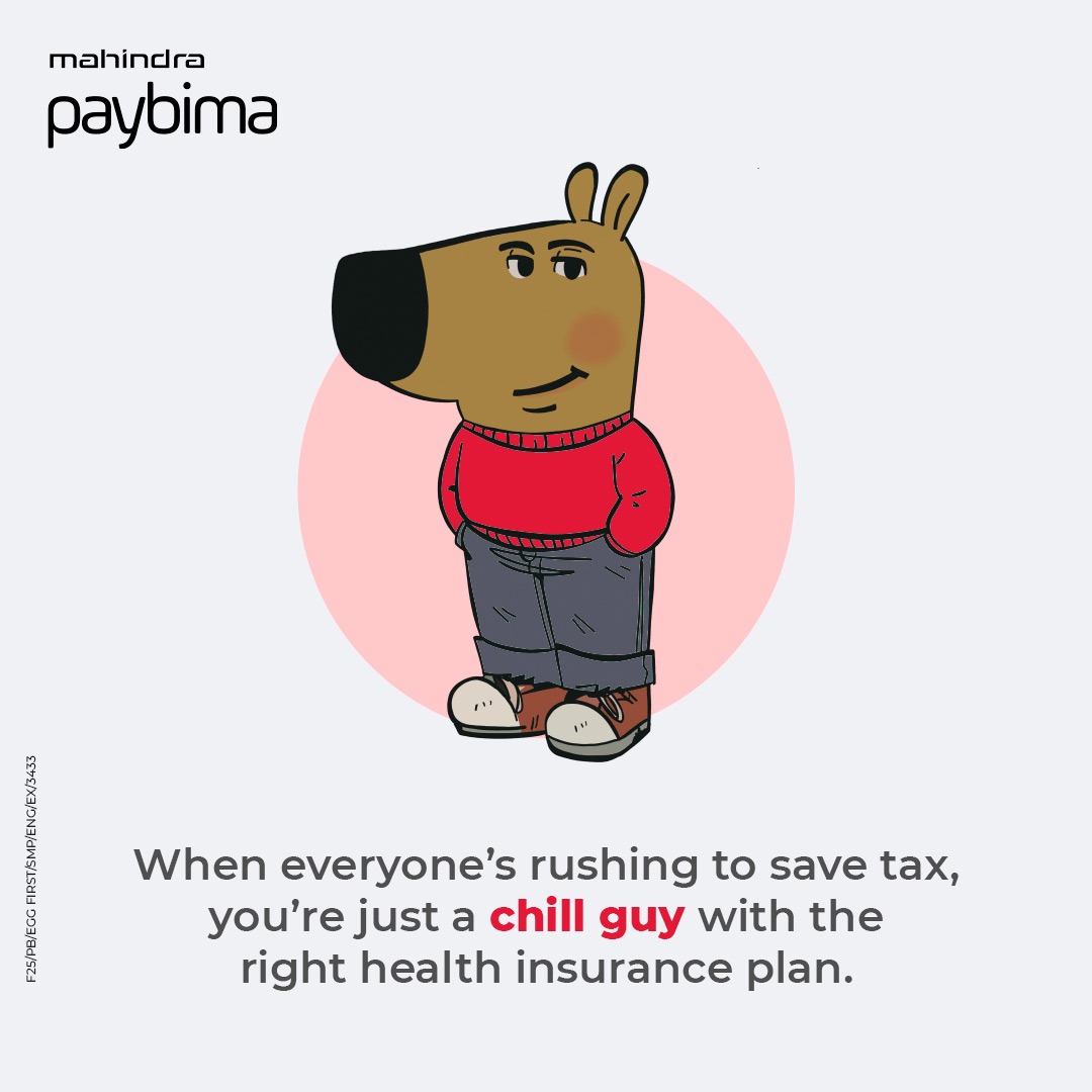 paybimaofficial's tweet photo. Because the chill guy talks to our right advisor!
#chillguy #MomentMarketing #paybima #RightAdvisor #PaybimaRightAdvisor #Tax #TaxSaving #Insurance #HealthInsurance #Taxbenefits https://t.co/Gfc9nOsbBW