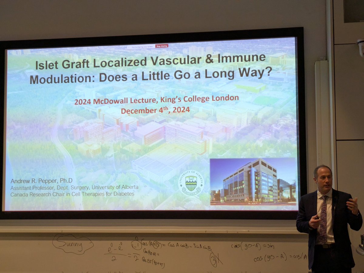 Gavin Bewick (@gavbew) on Twitter photo Fantastic McDowell lecture by the awesome <a href="/PepperLab_UofA/">Andrew Pepper</a> for <a href="/KclPhysiology/">Physiology at KCL</a>. Great to chat about all things science, fishing and life in general! <a href="/AlbertaDiabetes/">Alberta Diabetes</a> Fantastic McDowell lecture by the awesome <a href="/PepperLab_UofA/">Andrew Pepper</a> for <a href="/KclPhysiology/">Physiology at KCL</a>. Great to chat about all things science, fishing and life in general! <a href="/AlbertaDiabetes/">Alberta Diabetes</a>