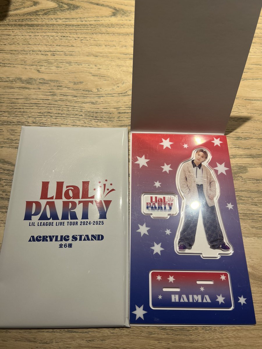 kata0_mana2's tweet photo. 【交換•譲り】
LIL LEAGUE LIVE TOUR 2024-2025 "LIaL PARTY"グッズ

譲 )フォトカード
　岩城星那（シークレットあり）　岡尾真虎
　百田隼麻 

　アクリルスタンド　
　百田隼麻×2
※まとめてのお渡しも可能

求）山田晃大
郵送もしくはリルパ群馬、大阪の会場手渡し
お譲りのみの場合は定価+送料 https://t.co/8VrVFpS38k