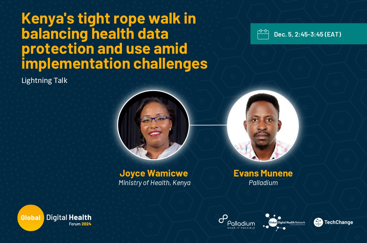 As health systems digitize, the balance between protecting sensitive patient data and leveraging it for clinical care and public health action becomes more critical and more challenging. 

Join us this afternoon at #GDHF2024 for a lightning talk session to explore this terrain.