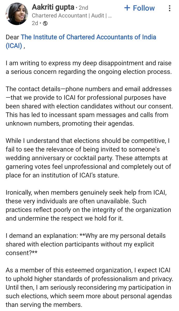 quote_for_daily's tweet image. Trending on LinkedIn..
#CAelection #ICAIelections