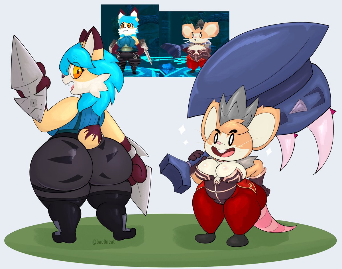 My Atlyss girls Lyla and Haycee. Very fun game #Atlyss