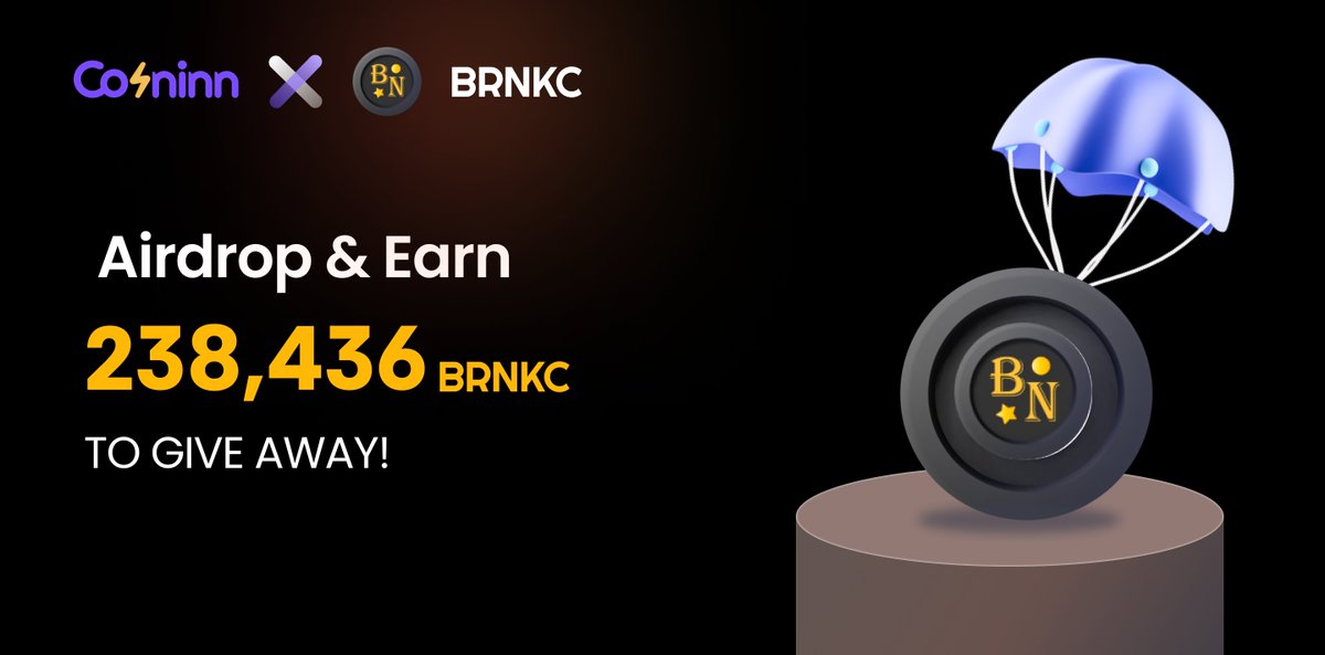 coin_inn's tweet photo. 🎉🚀 #COININN x #BRNKC Airdrop Event ! 🚀🎉

🏆Prize Pool: 238,436 BRNKC
🎁 Rewards: A total of 50 spots are available, first come, first served

✅Follow us: @coin_inn  &  @CT_BearNetwork
✅ Join: https://t.co/m1VgF2dqvR

⏰ Start time: Dec 6 2:00 utc
⏰ End time:  Dec 13 2:00 utc
🔗Event link:  https://t.co/vwd1s7KPQo

✅How to participate: Like and forward the post, tag 3 your friends and first come first served

Don't miss this opportunity to easily earn free tokens! Participate now!
#Coininn #Airdrop #Crypto #BRNKC #BEP20