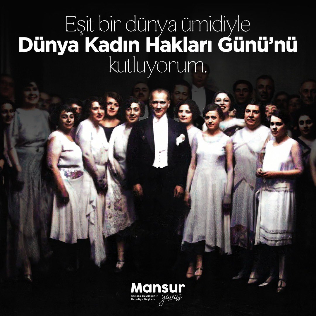 Kadın haklarının korunmadığı bir toplum özgür olamaz. Atatürk’ün öncülüğünde kazanılan haklarla daha güçlü bir geleceğe;  5 Aralık Dünya Kadın Hakları Günü kutlu olsun!
