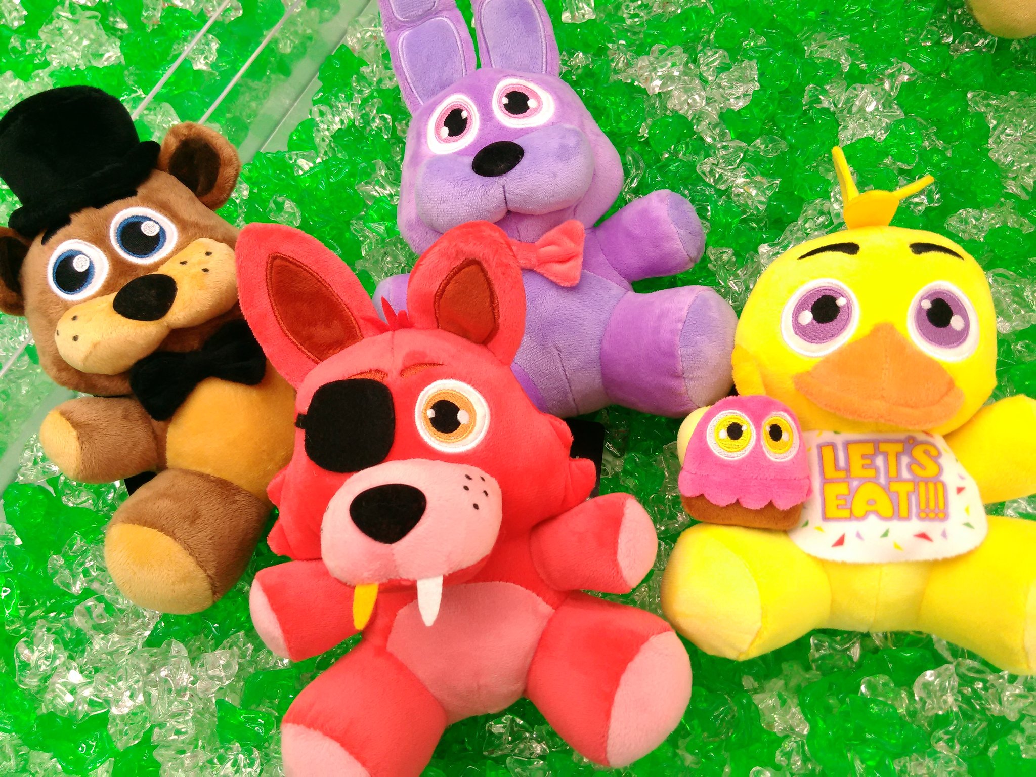 FNAF ぬいぐるみ ラウンドワン　4種類コンプリート ラウンドワン限定　Five Nights at Freddys FNAF ぬいぐるみ 4種コンプセット