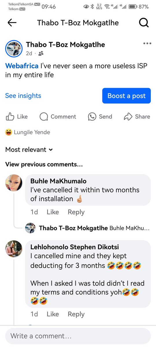 MokTman's tweet photo. @webafrica just incase you don't understand how bad your service is....@vumatel see pic attached https://t.co/GPHK8eTA1k