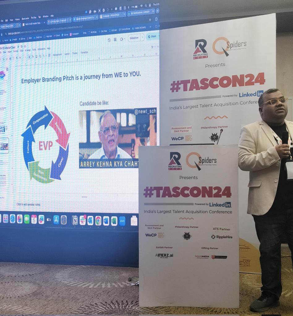 _NikhilG's tweet image. Employer Branding Pitch is a journey....

@Sarangbrahme #TASCON24

It has to be #Employer to #People