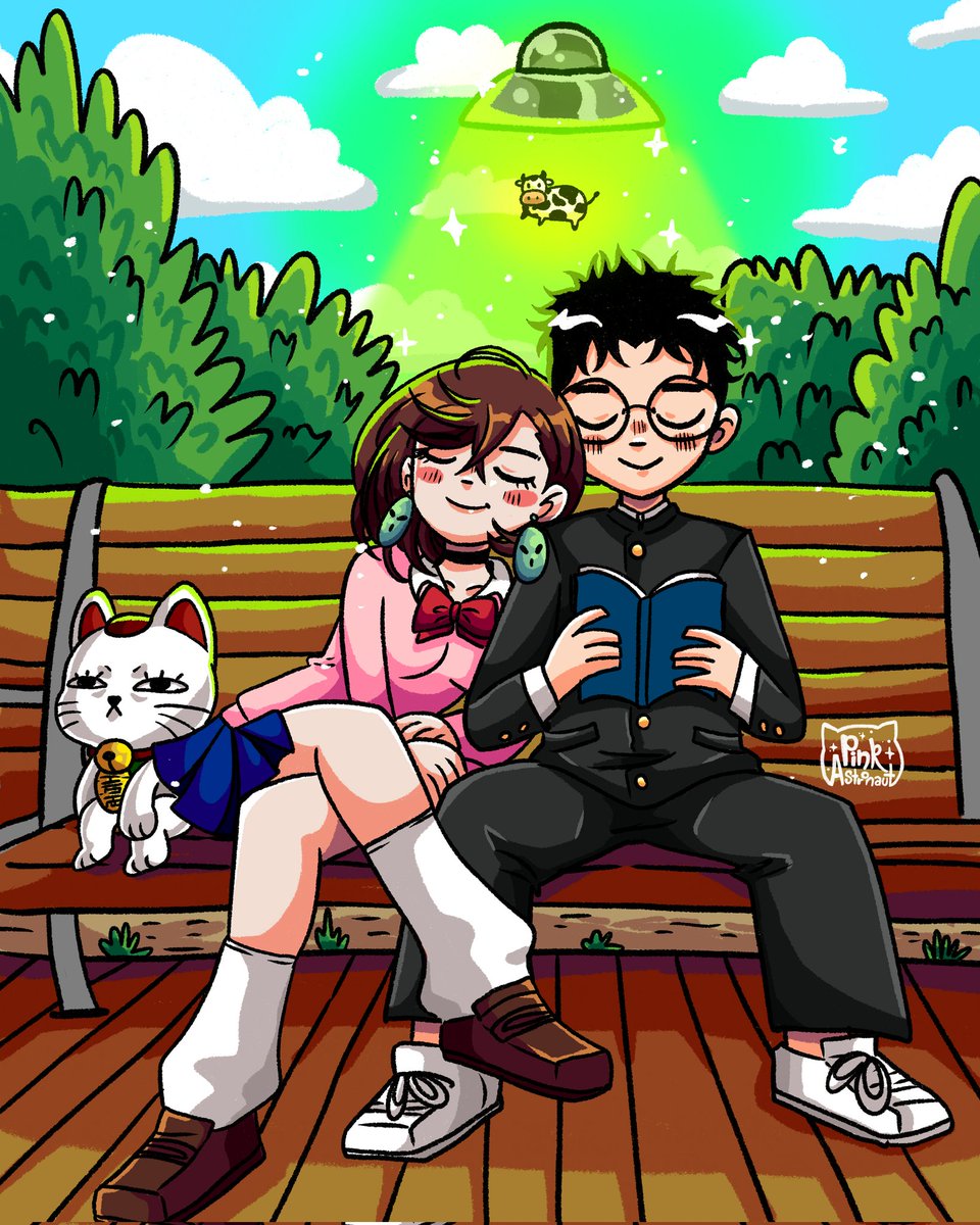 pinkastronauth's tweet photo. DanDanDan x Scott Pilgrim 👽✨️
#Dandadan #ScottPilgrim #fanart #anime https://t.co/0XCUF2uOyw
